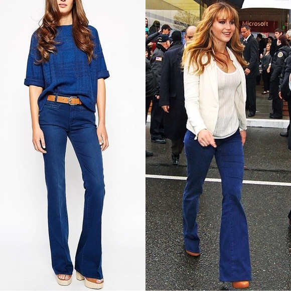 MiH • Marrakesh Jean Mid-Rise Kick Flare bootcut Christie dark wash stretch - Picture 1 of 11